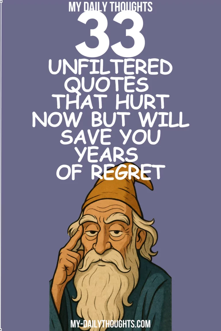 33 Unfiltered Quotes That Hurt Now But Will Save You Years of Regret