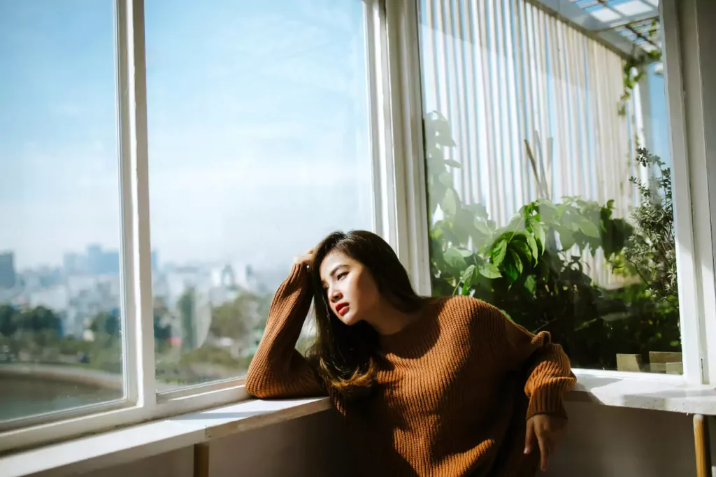 woman wondering after knowing harsh quotes about people and life