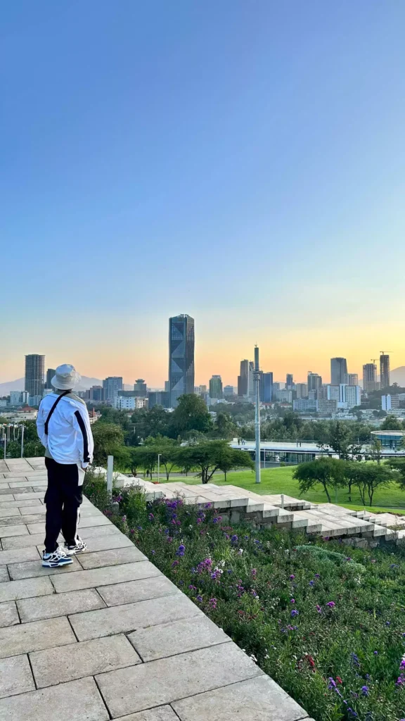 Lucky in Friendship park, Addis Ababa