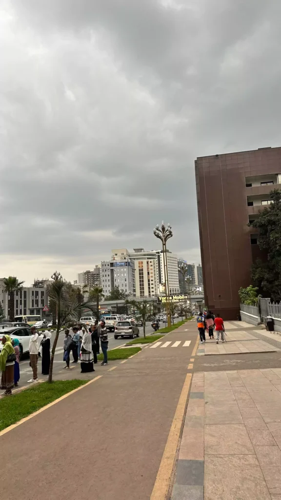 Bole, Addis Ababa city vibes at evening