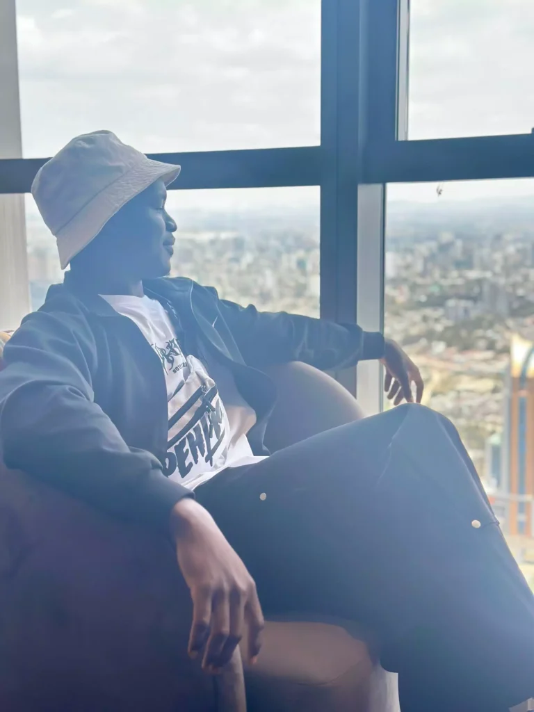Lucky in CBE, the tallest building in East Africa