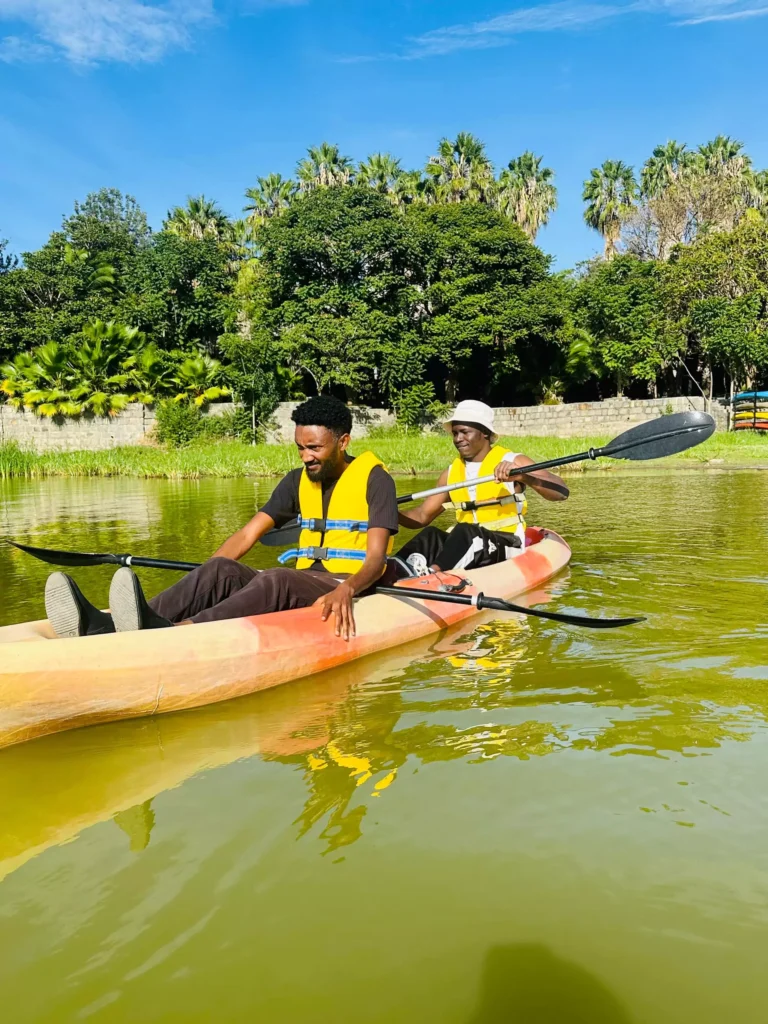 Kayak at kuriftu lake